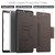 iPad 10.2 2021 / 2020 / 10.5 Notebook Magnetic Leather Tablet Case - Brown