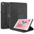 iPad 10.2 2021 / 2020 / 10.5 Tree Life Embossed Rotation Leather Smart Tablet Case - Black