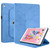 iPad 10.2 2021 / 2020 / 10.5 Tree Life Embossed Rotation Leather Smart Tablet Case - Blue