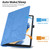 iPad 10.2 2021 / 2020 / 10.5 Tree Life Embossed Rotation Leather Smart Tablet Case - Blue