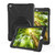 iPad 10.2 2021 / 2020 / 2019 360 Degree Rotation PC + Silicone Protective Case with Holder & Hand-strap - Dark Blue