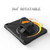 iPad 10.2 2021 / 2020 / 2019 360 Degree Rotation PC + Silicone Protective Case with Holder & Hand-strap - Dark Blue