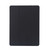 iPad 10.2 2021 / 2020 / 2019 3-folding Electric Pressed Skin Texture Horizontal Flip Shockproof Transparent TPU + PU Leather Case with Holder & Pen Slot & Sleep / Wake-up Function - Black