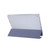 iPad 10.2 2021 / 2020 / 2019 3-folding Electric Pressed Skin Texture Horizontal Flip Shockproof Transparent TPU + PU Leather Case with Holder & Pen Slot & Sleep / Wake-up Function - Lavender