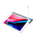 iPad 10.2 2021 / 2020 / 2019 3-folding Electric Pressed Skin Texture Horizontal Flip Shockproof Transparent TPU + PU Leather Case with Holder & Pen Slot & Sleep / Wake-up Function - Light Pink