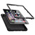 iPad 10.2 2021 / 2020 / 2019 Armor Holder Silicone Hybrid PC Tablet Case - Black