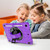 iPad 10.2 2021 / 2020 / 2019 Bat Hand Grip Turntable Stand Tablet Case - Purple Black iPad 10.2 2021 / 2020 / 2019 Bat Hand Grip Turntable Stand Tablet Case - Purple Black