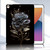 iPad 10.2 2021 / 2020 / 2019 Color Painting Pattern Smart Tablet TPU Case - Black Rose