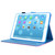 iPad 10.2 2021 / 2020 / 2019 Coloured Drawing Pattern Horizontal Flip Leather Case with Holder & Card Slots & Photo Frame - Cat
