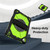iPad 10.2 2021 / 2020 / 2019 Contrast Color Robot Silicone Hybrid PC Tablet Case - Black Yellow Green