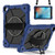 iPad 10.2 2021 / 2020 / 2019 Contrast Color Robot Silicone Hybrid PC Tablet Case - Navy Black
