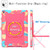 iPad 10.2 2021 / 2020 / 2019 Contrast Color Shockproof Robot Silicone + PC Case with Wristband Holder - Camouflage + Rose Red