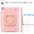iPad 10.2 2021 / 2020 / 2019 Contrast Color Shockproof Robot Silicone + PC Case with Wristband Holder - Rose Gold