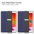 iPad 10.2 2021 / 2020 / 2019 Custer Texture Horizontal Flip Smart TPU Leather Case with Sleep / Wake-up Function & Three-folding Holder & Pen Slot - Dark Blue iPad 10.2 2021 / 2020 / 2019 Custer Texture Horizontal Flip Smart TPU Leather Case with Sleep / Wake-up Function & Three-folding Holder & Pen Slot - Dark Blue
