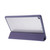 iPad 10.2 2021 / 2020 / 2019 Deformation Transparent Acrylic Horizontal Flip PU Leather Case with Multi-folding Holder & Sleep / Wake-up Function & Pen Slot - Black