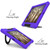 iPad 10.2 2021 / 2020 / 2019 EVA Handle Holder Tablet Case - Purple