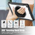iPad 10.2 2021 / 2020 / 2019 Heavy Duty Hybrid Tablet Case with Hand Grip & Strap - Black
