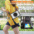 iPad 10.2 2021 / 2020 / 2019 Heavy Duty Hybrid Tablet Case with Hand Grip & Strap - Black