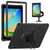 iPad 10.2 2021 / 2020 / 2019 Holder Silicone Hybrid PC Tablet Case - Black