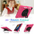 iPad 10.2 2021 / 2020 / 2019 PC + Silicone Combination Tablet Case - Rose Red iPad 10.2 2021 / 2020 / 2019 PC + Silicone Combination Tablet Case - Rose Red