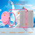 iPad 10.2 2021 / 2020 / 2019 Rotation Ring Handle TPU Hybrid Clear PC Tablet Case - Red Rose iPad 10.2 2021 / 2020 / 2019 Rotation Ring Handle TPU Hybrid Clear PC Tablet Case - Red Rose