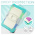 iPad 10.2 2021 / 2020 / 2019 Shockproof Colorful Silica Gel + PC Protective Case with Holder & Shoulder Strap - Colorful Blue