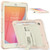 iPad 10.2 2021 / 2020 / 2019 Shockproof Colorful Silica Gel + PC Protective Case with Holder & Shoulder Strap - Rose Gold