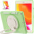 iPad 10.2 2021 / 2020 / 2019 Shockproof TPU + PC Protective Case with 360 Degree Rotation Foldable Handle Grip Holder & Pen Slot - Matcha Green