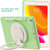 iPad 10.2 2021 / 2020 / 2019 Shockproof TPU + PC Protective Case with 360 Degree Rotation Foldable Handle Grip Holder & Pen Slot - Matcha Green