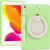 iPad 10.2 2021 / 2020 / 2019 Shockproof TPU + PC Protective Case with 360 Degree Rotation Foldable Handle Grip Holder & Pen Slot - Matcha Green