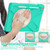 iPad 10.2 2021 / 2020 / 2019 Silicone + PC Protective Case with Holder & Shoulder Strap - Mint Green