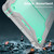 iPad 10.2 2021 / 2020 / 2019 Silicone + PC Shockproof Protective Case with Holder - Gray + Green