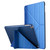 iPad 10.2 2021 / 2020 / 2019 Silk Texture Horizontal Deformation Flip Leather Case with Holder - Blue