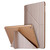 iPad 10.2 2021 / 2020 / 2019 Silk Texture Horizontal Deformation Flip Leather Case with Holder - Gold