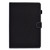 iPad 10.2 2021 / 2020 / 2019 Solid Color Horizontal Flip Leather Case with Holder & Card Slots & Pen Slot & Sleep / Wake-up Function - Black