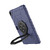 iPad 10.2 2021 / 2020 / 2019 Spider Turntable Handle Stress Relief Tablet Case - Navy Blue Black