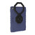 iPad 10.2 2021 / 2020 / 2019 Spider Turntable Handle Stress Relief Tablet Case - Navy Blue Black