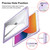 iPad 10.2 2021 / 2020 / 2019 Transparent Acrylic Tablet Case - Dark Purple