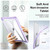 iPad 10.2 2021 / 2020 / 2019 Transparent Acrylic Tablet Case - Light Purple