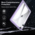 iPad 10.2 2021 / 2020 / 2019 Transparent Acrylic Tablet Case - Light Purple