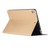 iPad 10.2 2021 / 2020 / 2019 Voltage Elastic Leather TPU Protective Case with Holder - Gold