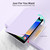 iPad 10.2 2021 / 2020 360 Rotation Detachable Clear Acrylic Leather Tablet Case - Light Purple