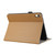 iPad 10.2 2021 / 2020 Litchi Texture Leather Sucker Tablet Case - Brown