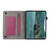 iPad 10.2 2021 / 2020 Litchi Texture Leather Sucker Tablet Case - Purple