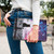iPad 10.2 2021 / 2020 Painted Leather Smart Tablet Case - Starry Sky Cat