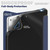 iPad 10.2 2021 / Air 10.5 Carbon Fiber Leather Smart Tablet Case - Navy Blue
