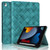 iPad 10.2 2021 / Air 10.5 Rhombus Embossed Leather Smart Tablet Case - Green