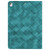 iPad 10.2 2021 / Air 10.5 Rhombus Embossed Leather Smart Tablet Case - Green
