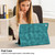 iPad 10.2 2021 / Air 10.5 Rhombus Embossed Leather Smart Tablet Case - Green