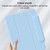 iPad 10.2 2021 / Air 10.5 Rotatable Magnetic Detachable Leather Tablet Case with Pen Slot - Blue